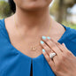 Everlasting Love Gold Hearts Necklace