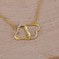 Everlasting Love Gold Hearts Necklace