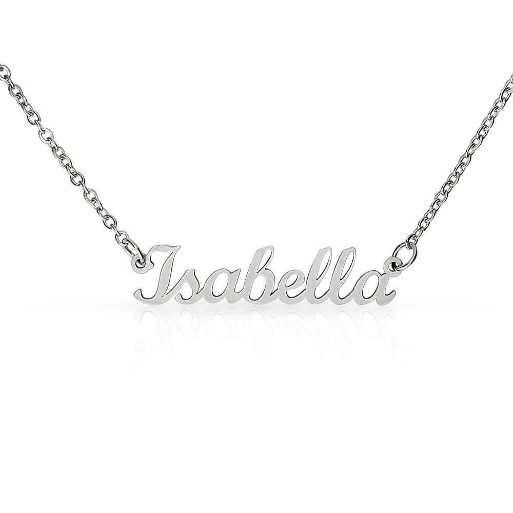 Happy Birthday Custom Name Necklace
