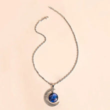 Load image into Gallery viewer, Vintage 12 Zodiac Sign Moon Pendant Necklaces Galaxy Star Glass Necklace For Women Girls Gifts