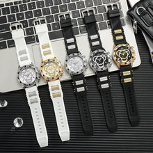 Load image into Gallery viewer, Men’s Watch Fashion Silicone Band Analog Quartz Wrist Watch Man Sports Watches
