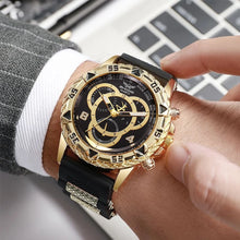 Load image into Gallery viewer, Men’s Watch Fashion Silicone Band Analog Quartz Wrist Watch Man Sports Watches