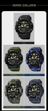Load image into Gallery viewer, Skmei Multifunctional Chrono Digital Watches Mens Dual Movement 3 Time Sport Wristwatch Waterproof Electronic Clock Reloj Hombre