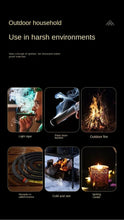 Load image into Gallery viewer, Match Lighter Creative Keychain Pendant Style Metal Waterproof Essential Outdoor Survival Igniter  Gadgets for Men