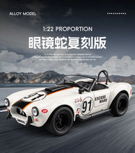 Load image into Gallery viewer, 1:22 Ford Shelby Cobra 427 S/C Classic Sports Car Alloy Metal Diecast Model Car