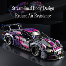 Load image into Gallery viewer, 1700pcs RSR Racing Car Building Blocks Set, Technical Model Sports Car Toy DIY Collector's Gift for Adults/Teens/Kids/Boys/Girls