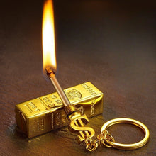 Load image into Gallery viewer, Match Lighter Creative Keychain Pendant Style Metal Waterproof Essential Outdoor Survival Igniter  Gadgets for Men