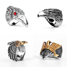Load image into Gallery viewer, Men&#39;s Stainless Steel Animal Rings