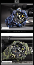 Load image into Gallery viewer, Skmei Multifunctional Chrono Digital Watches Mens Dual Movement 3 Time Sport Wristwatch Waterproof Electronic Clock Reloj Hombre
