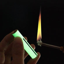 Load image into Gallery viewer, Match Lighter Creative Keychain Pendant Style Metal Waterproof Essential Outdoor Survival Igniter  Gadgets for Men
