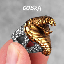 Load image into Gallery viewer, Men&#39;s Stainless Steel Animal Rings