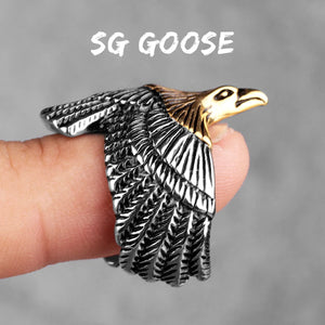 Men's Stainless Steel Animal Rings