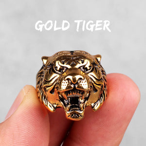 Men's Stainless Steel Animal Rings