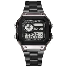Load image into Gallery viewer, MAYZHISU Classic Men's Digital Watches Luxury Stainless Steel Strap Sport Watches Men Military Clock LED Sport Wristwatch