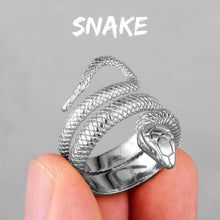 Load image into Gallery viewer, Men&#39;s Stainless Steel Animal Rings