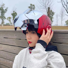Load image into Gallery viewer, New AutoKing 1/1 Mk5 Iron Man Helmet Cosplay Voice Control Eyes with Light Model Toys for Adult Electric Wearable Christmas Gift