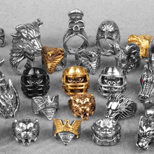 Load image into Gallery viewer, Men&#39;s Stainless Steel Animal Rings