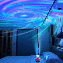 Load image into Gallery viewer, LED NightLights Galaxy Projector Remote Control 5V USB Rechargeable Starry Sky Lamp DMX Sound Active 7 Modes for Kids Room Decor