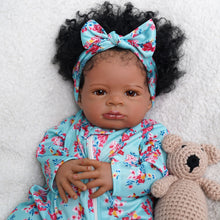Load image into Gallery viewer, Risbecko 20 Inch Reborn Baby Doll Cute Doll Soft Touch 3D Paint and Visible Veins - Collectible Art Doll Gift Birthday Gift