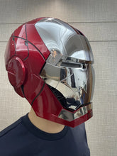 Load image into Gallery viewer, New AutoKing 1/1 Mk5 Iron Man Helmet Cosplay Voice Control Eyes with Light Model Toys for Adult Electric Wearable Christmas Gift