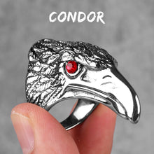 Load image into Gallery viewer, Men&#39;s Stainless Steel Animal Rings