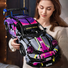 Load image into Gallery viewer, 1700pcs RSR Racing Car Building Blocks Set, Technical Model Sports Car Toy DIY Collector's Gift for Adults/Teens/Kids/Boys/Girls