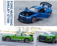 Load image into Gallery viewer, 1:32 Ford Mustang Shelby GT500 Diecast Car