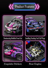 Load image into Gallery viewer, 1700pcs RSR Racing Car Building Blocks Set, Technical Model Sports Car Toy DIY Collector's Gift for Adults/Teens/Kids/Boys/Girls