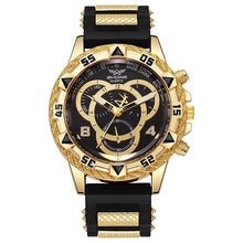 Load image into Gallery viewer, Men’s Watch Fashion Silicone Band Analog Quartz Wrist Watch Man Sports Watches