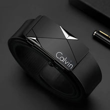 Load image into Gallery viewer, Stylish Men's PU Leather Belt - Fashion Belts for Daily Life, Leisure, Party, Festival, Work, and Business Automatic Buckle