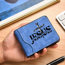 Load image into Gallery viewer, Men's Fashion Short Wallet PU Leather Multiple Card Slots High-Quality Personalized Soft Leather Wallet