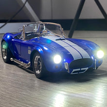 Load image into Gallery viewer, 1:24 Ford Shelby Cobra 427 Roadster 1965 S/C Alloy Die Cast Model Classic Vintage Car Sound And Light Birthday Children Toy Cars