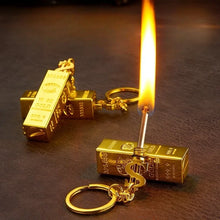 Load image into Gallery viewer, Match Lighter Creative Keychain Pendant Style Metal Waterproof Essential Outdoor Survival Igniter  Gadgets for Men