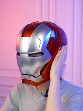 Load image into Gallery viewer, New AutoKing 1/1 Mk5 Iron Man Helmet Cosplay Voice Control Eyes with Light Model Toys for Adult Electric Wearable Christmas Gift