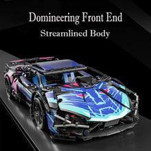 Load image into Gallery viewer, 1700pcs RSR Racing Car Building Blocks Set, Technical Model Sports Car Toy DIY Collector's Gift for Adults/Teens/Kids/Boys/Girls