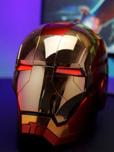 Load image into Gallery viewer, New AutoKing 1/1 Mk5 Iron Man Helmet Cosplay Voice Control Eyes with Light Model Toys for Adult Electric Wearable Christmas Gift