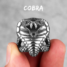 Load image into Gallery viewer, Men&#39;s Stainless Steel Animal Rings