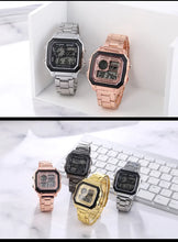 Load image into Gallery viewer, MAYZHISU Classic Men's Digital Watches Luxury Stainless Steel Strap Sport Watches Men Military Clock LED Sport Wristwatch