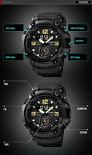 Load image into Gallery viewer, Skmei Multifunctional Chrono Digital Watches Mens Dual Movement 3 Time Sport Wristwatch Waterproof Electronic Clock Reloj Hombre