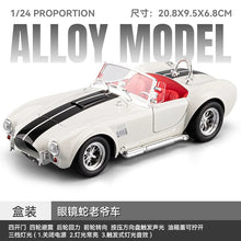 Load image into Gallery viewer, 1:22 Ford Shelby Cobra 427 S/C Classic Sports Car Alloy Metal Diecast Model Car