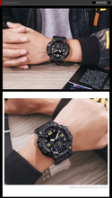 Load image into Gallery viewer, Skmei Multifunctional Chrono Digital Watches Mens Dual Movement 3 Time Sport Wristwatch Waterproof Electronic Clock Reloj Hombre