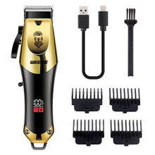 Load image into Gallery viewer, T9 Vintage Men's Electric Hair Clipper Beard Trimmer/Rechargeable Hair Cutting Machine With Nose Hair Trimmer Kit Boyfriend Gift