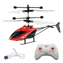 Load image into Gallery viewer, Rechargeable Mini RC Drone Remote Safe Fall-resistant RC Helicopters Drone Children Toys with Different Patterns