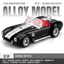 Load image into Gallery viewer, 1:22 Ford Shelby Cobra 427 S/C Classic Sports Car Alloy Metal Diecast Model Car