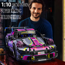 Load image into Gallery viewer, 1700pcs RSR Racing Car Building Blocks Set, Technical Model Sports Car Toy DIY Collector's Gift for Adults/Teens/Kids/Boys/Girls