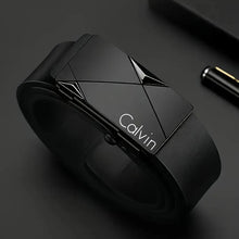 Load image into Gallery viewer, Stylish Men's PU Leather Belt - Fashion Belts for Daily Life, Leisure, Party, Festival, Work, and Business Automatic Buckle