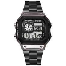 Load image into Gallery viewer, MAYZHISU Classic Men's Digital Watches Luxury Stainless Steel Strap Sport Watches Men Military Clock LED Sport Wristwatch