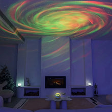Load image into Gallery viewer, LED NightLights Galaxy Projector Remote Control 5V USB Rechargeable Starry Sky Lamp DMX Sound Active 7 Modes for Kids Room Decor