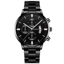 Load image into Gallery viewer, Fashion Mens Sports Watches Luxury Men Stainless Steel Quartz Wrist Watch for Man Business Casual Leather Watch часы мужские