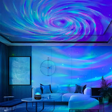 Load image into Gallery viewer, LED NightLights Galaxy Projector Remote Control 5V USB Rechargeable Starry Sky Lamp DMX Sound Active 7 Modes for Kids Room Decor